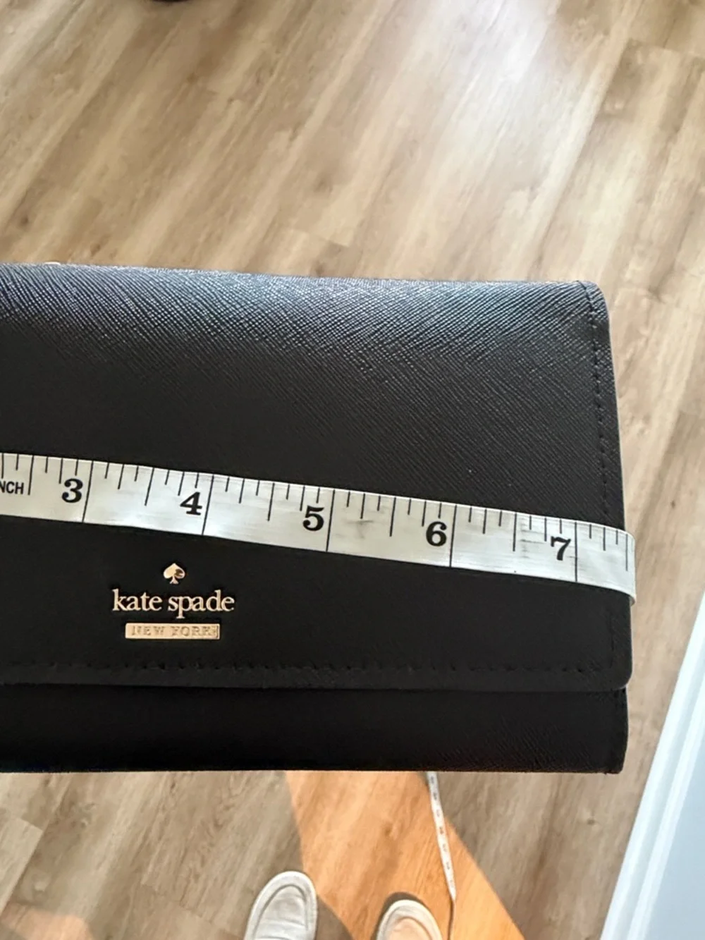 Kate Spade Black Crossbody with Gold Chain